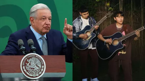 AMLO defiende a Yahritza y su Esencia tras polémica: “Son unos niños”