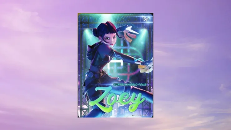 Zoey de KPop Demon en cartas coleccionables categoría Special Picture