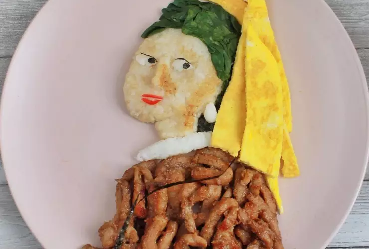 Obras de arte con la comida