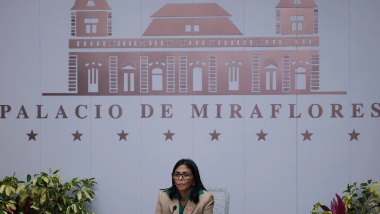 Delcy Rodríguez, presidenta encargada de Venezuela.