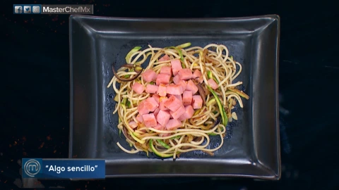 Algo sencillo, Masterchef México 2018