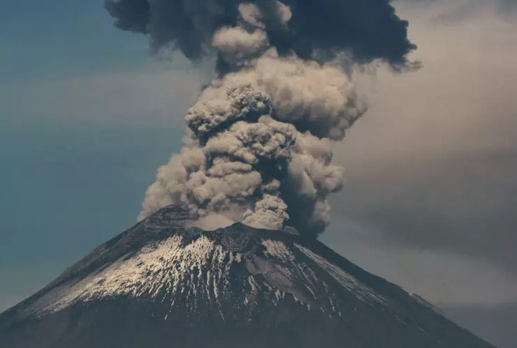 Popocatepetl 16 de agosto de 2019