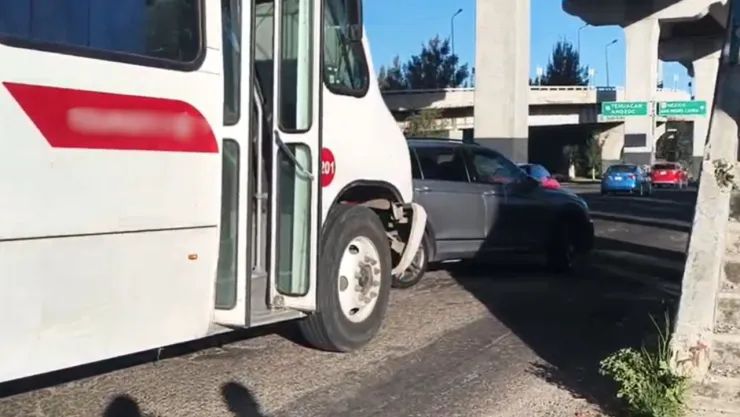 Choque autopista México-Puebla hoy