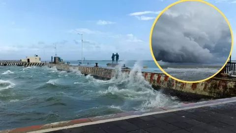 Norte intenso en Veracruz; este día