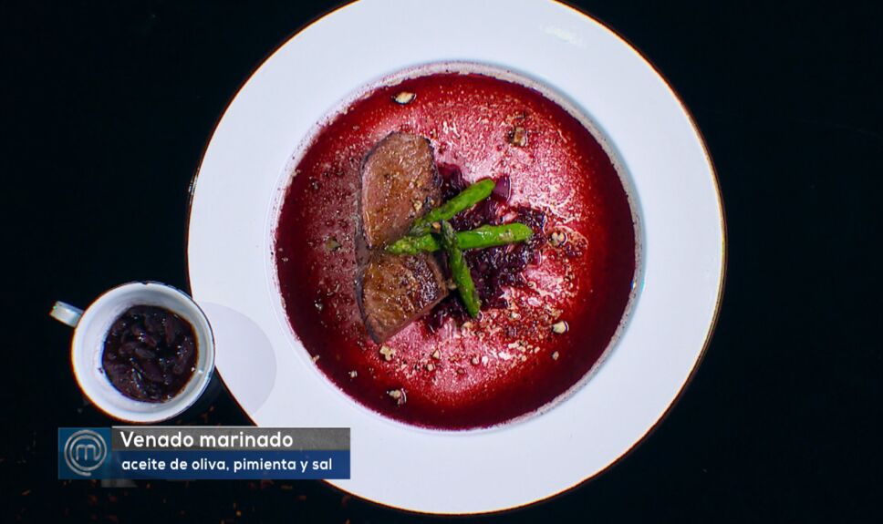 Venado marinado Masterchef México 2018