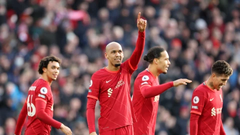 Liverpool celebra a la victoria