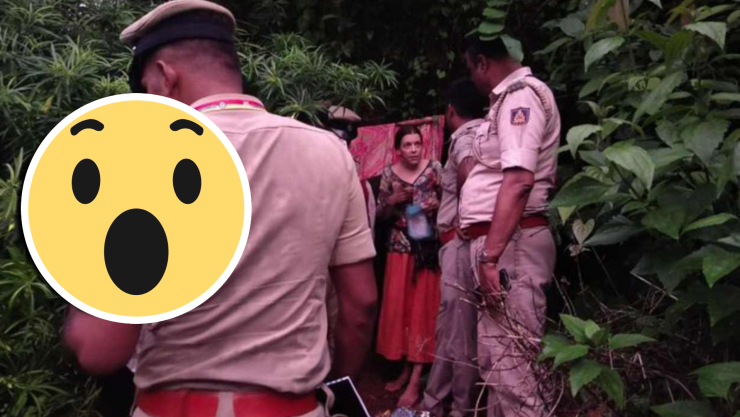 ¡Como cavernaria! Rescatan a mamá rusa y sus dos hijas; vivían en cueva de India.jpg