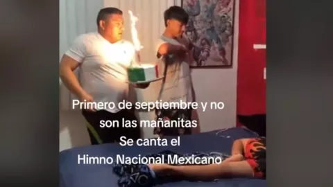 Himno nacional en Tiktok