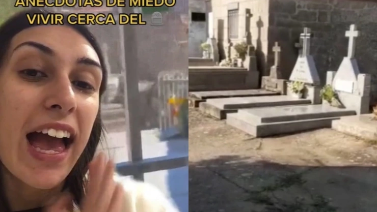 joven cuenta cómo es vivir en un cementerio
