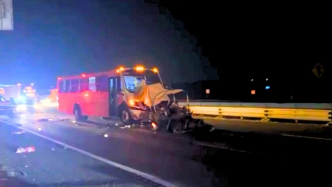Accidente carretera Irapuato-León peregrinos
