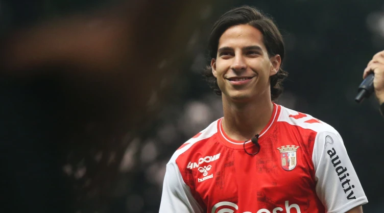 Diego Lainez con el Braga de Portugal