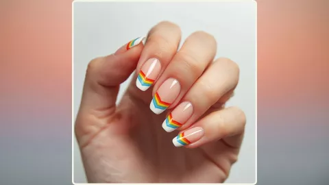 Francesa arcoíris moderno