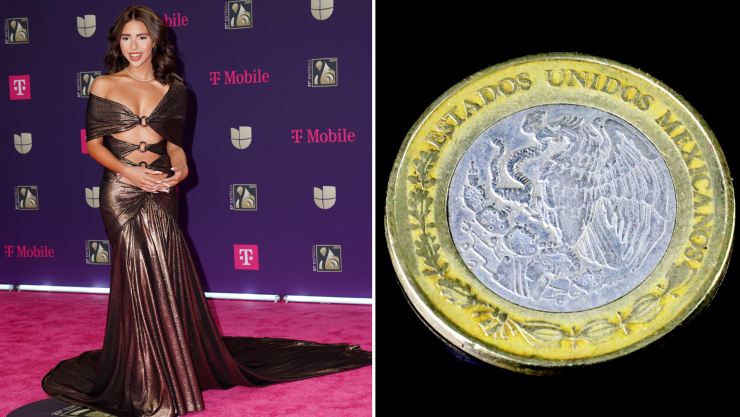 Ángela Aguilar moneda conmemorativa