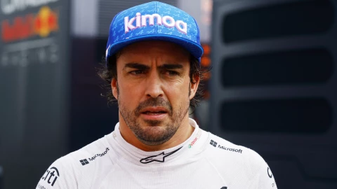 Fernando Alonso de la escuder&iacute;a Alpine de la F&oacute;rmula Uno