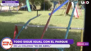 Parque olvidado en Nanchital.