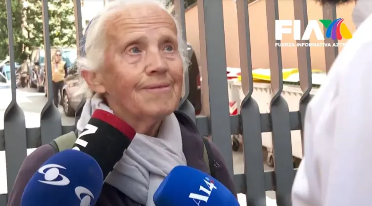 Genevieve Jeanningros, la monja franciscana amiga del Papa Francisco.