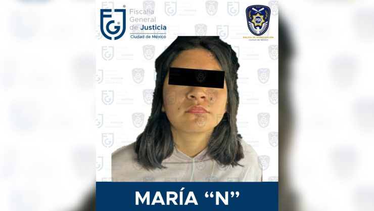 Una mujer fue detenida en Iztapalapa acusada de extorsionar a exprofesor.