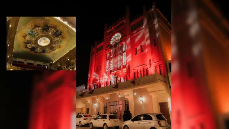 Pintura del plafón del teatro Isauro Martínez; quién lo pintó qué significa.jpg