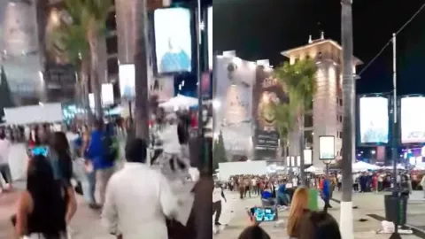 Captan pelea en plena explanada de la Feria de San Marcos 2024