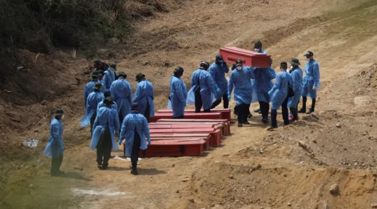 Sepultan victimas sin identificar en Venezuela