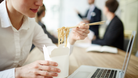 Tiempo para comer en el trabajo