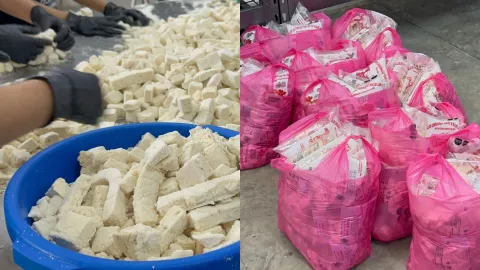 Empaquetado de los suaves de Mazatlán