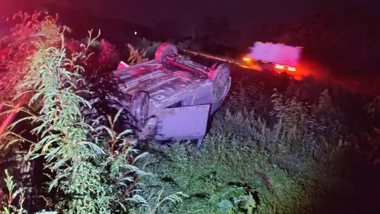Volcadura al sur de Culiacán