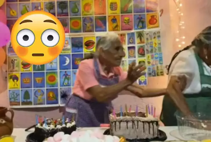 abuelitas gemelas cumpleaños.