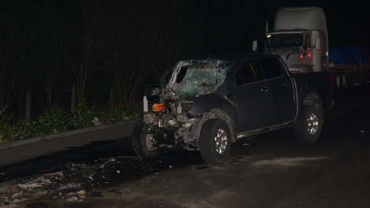 Accidente a la altura de Plan del Río