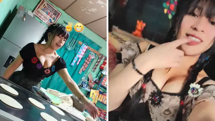 La viral tortillera mexicana acumula millones de vistas en la red social
