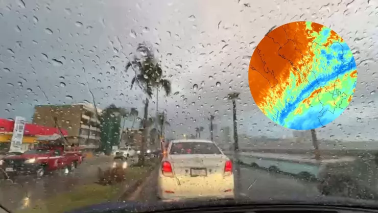 Lluvias de Alvin al sur de Sinaloa