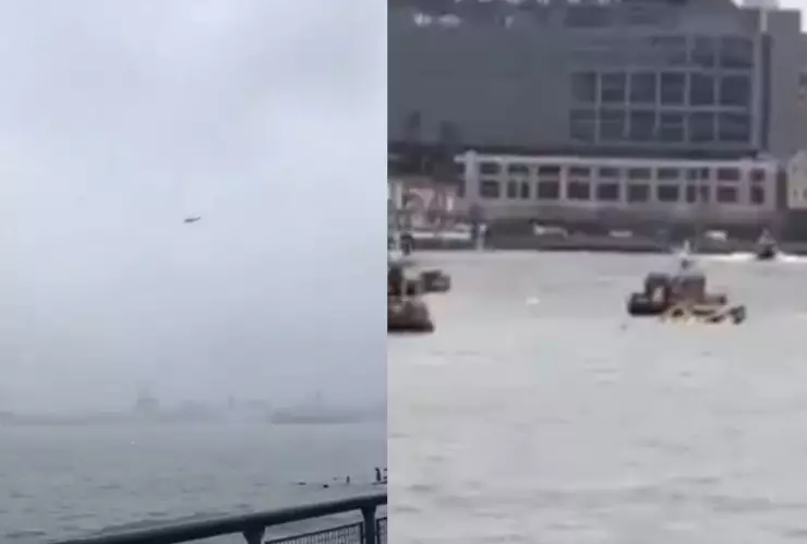 desplome de helicóptero