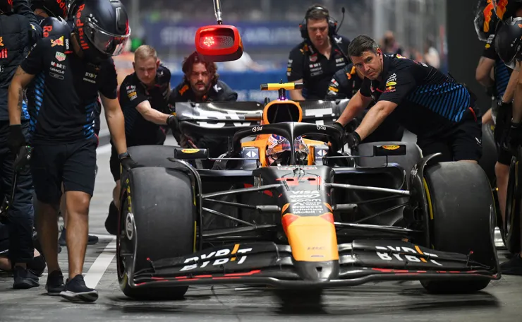 Checo Pérez en Singapur