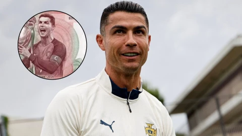 Billete de Cristiano Ronaldo en Portugal