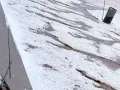 Calles cubiertas de hielo tras intensa tormenta en Chihuahua