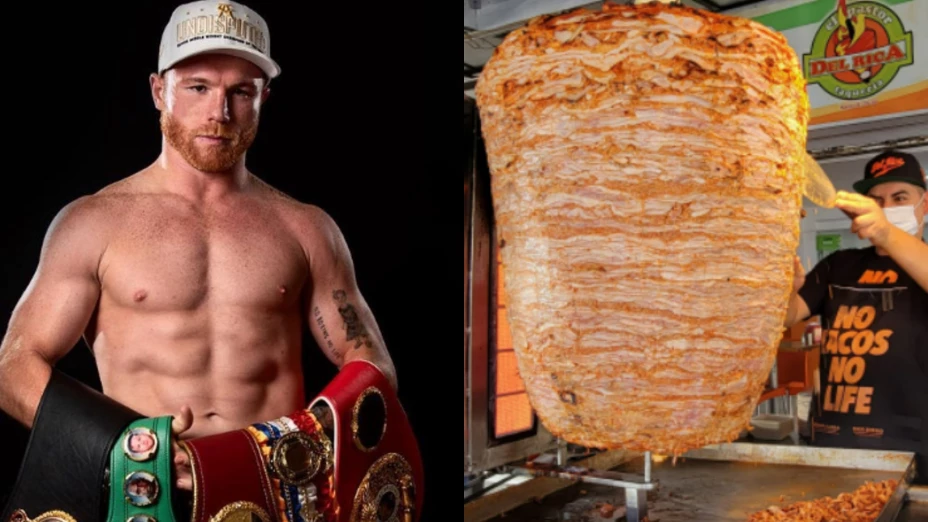 ¡Presumen taquería del Canelo en Guadalajara!