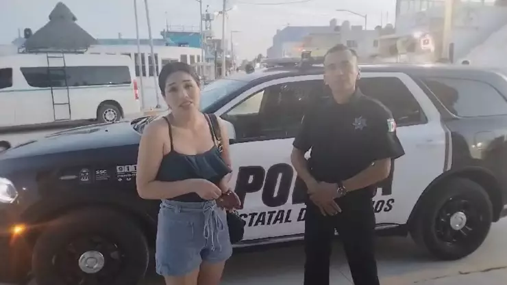 ¡Un héroe policía! Turista recupera sus pertenecias en Cancún