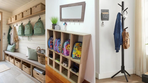 Formas para organizar bolsas y mochilas