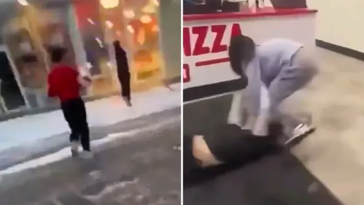 La joven se defendió con técnicas de MMA al ser atacada por dos mujeres en una pizzería