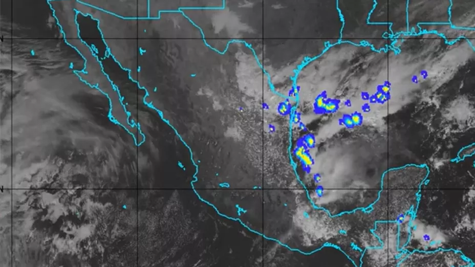 VIDEO: Captan desde el espacio monitoreo del Frente Frío No. 16 en Puebla hoy; persiste riesgo de heladas