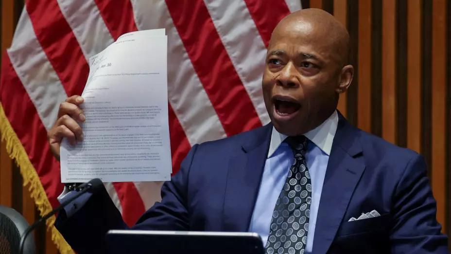 Eric Adams, alcalde de Nueva York.