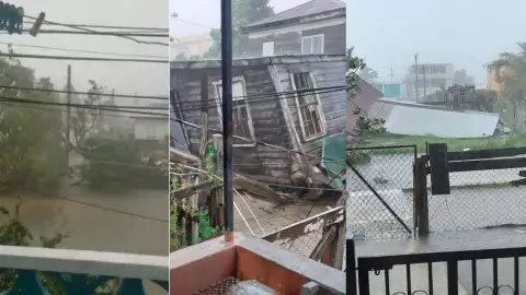 Videos Huracán ‘Lisa’ de categoría 1, toca tierra en Belice
