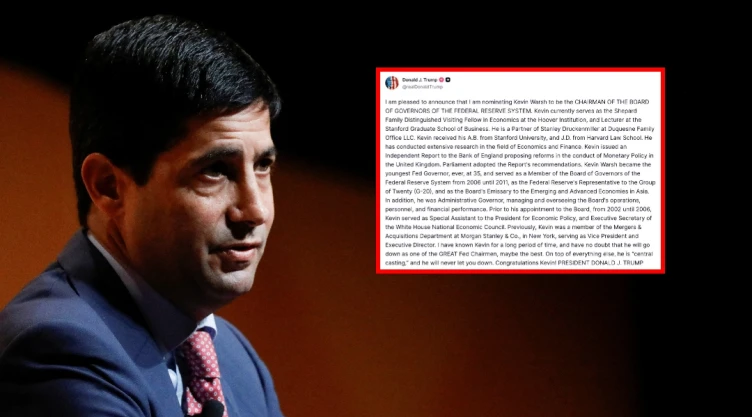 Trump nomina a Kevin Warsh para liderar la Reserva Federal de Estados Unidos