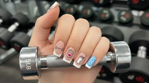 8 diseños de uñas de gimnasio que te volverán loca: son dibujos hermosos y quedan en cortas o largas