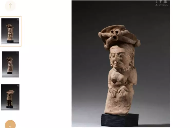 piezas prehispánicas subasta París