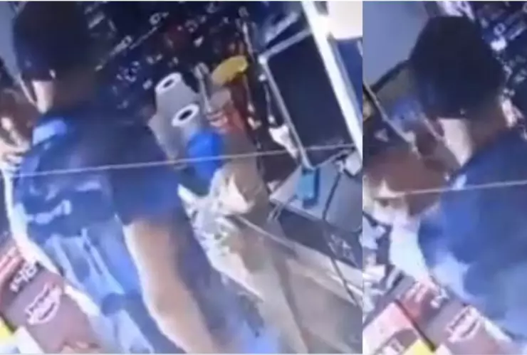 Hombre supuestamente borracho golpea a niño en tienda de San Luis Potosí