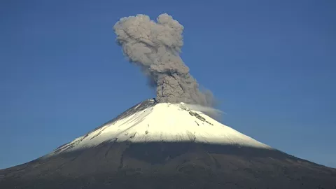 Volcán Popocatépetl realizó 96 exhalaciones y 4 explosiones en últimas 24 horas