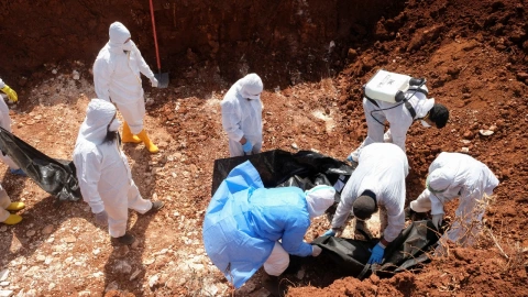 OMS indica que los cadáveres en Libia no representan riesgo para la salud