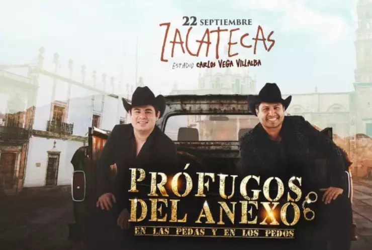 Prófugos del Anexo Fecha, horario y costo de boletos para concierto de Julión Álvarez y Alfredo Olivas en la Feria de Zacatecas 2024