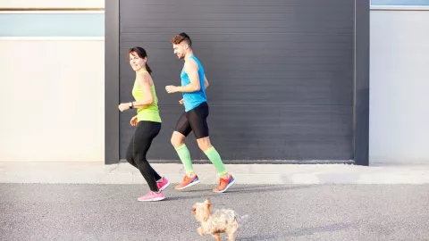 Perrito Chicles sube al podio en maraton